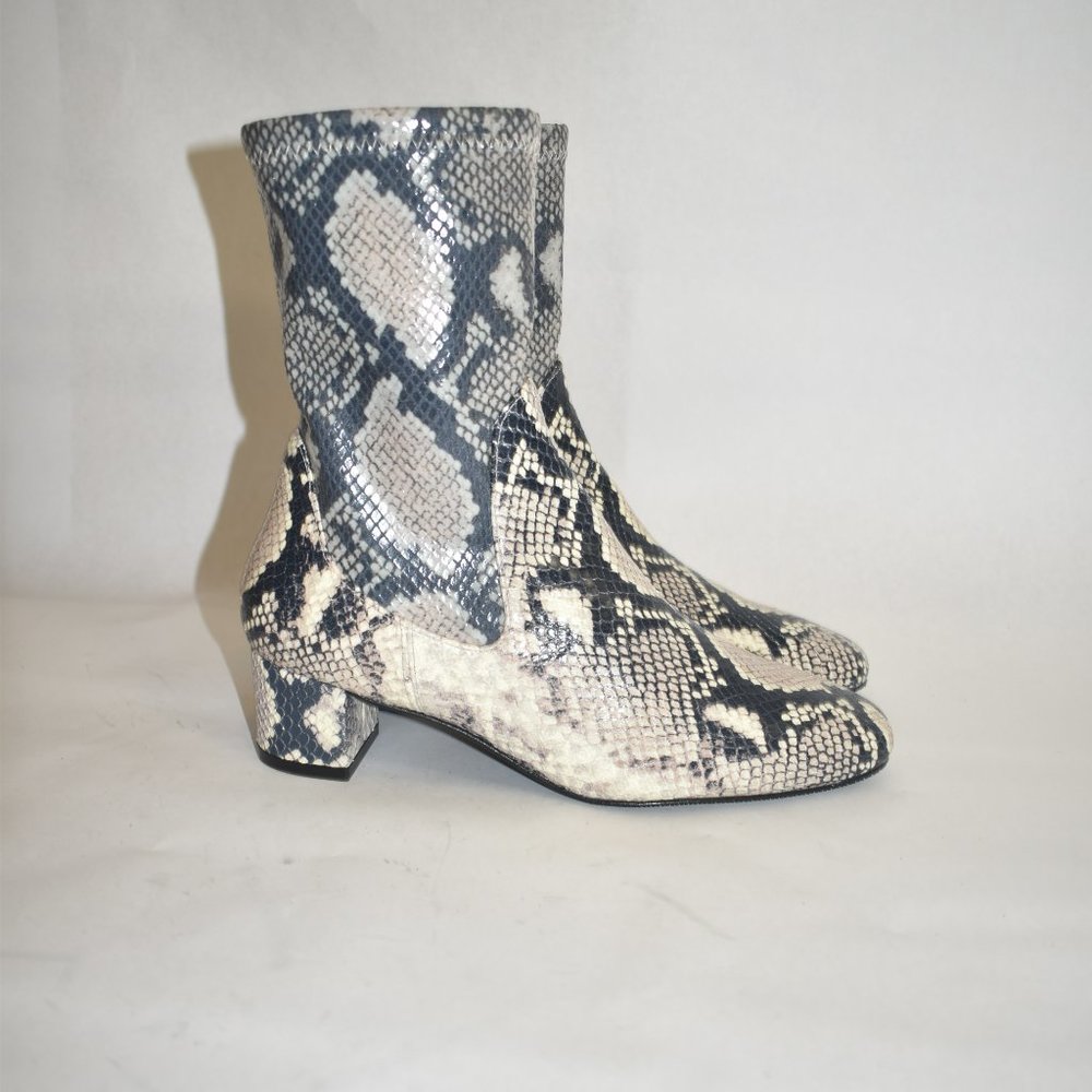 Stuart Weitzman Ernestine Phython Stretch Leather… - image 2